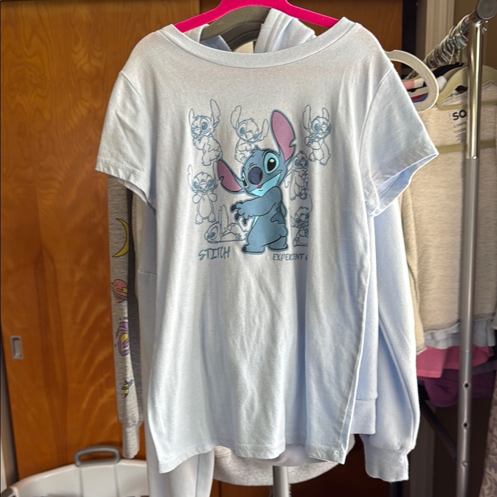 Stitch Disney Blue Short Sleeve Tee